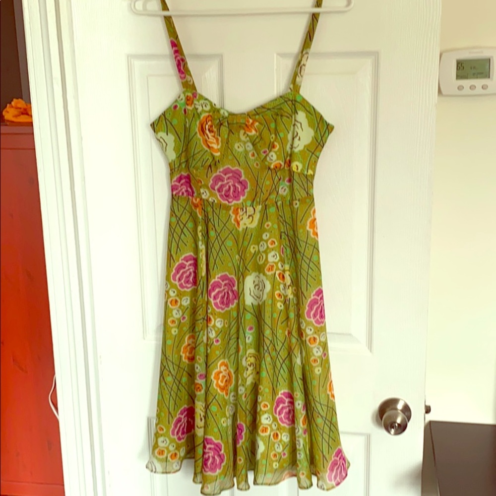 Anthropologie Floral dress.